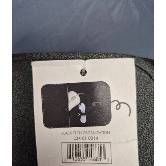 Tech Organization Roll-Up Case With Snap Closures & Tie Strap For Cords & Device - Picture 6 of 6